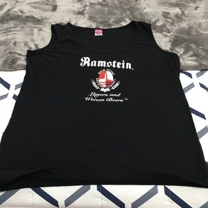 Lady T-shirt large With Ramstein brewery logo.